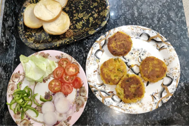 veg burger recipe