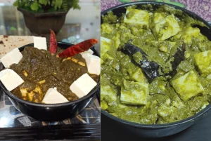 palak paneer dish