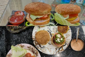 veg burger recipe