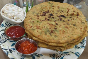 aloo pyaaz paratha recipe