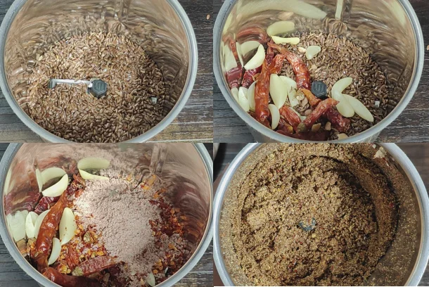how to make alsi ki chutney